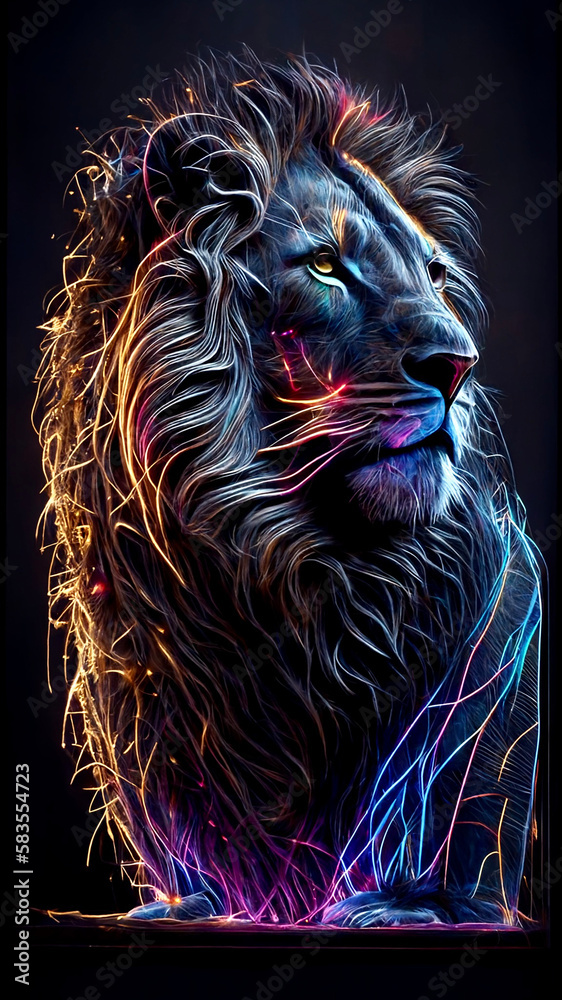 Lion Wall Poster