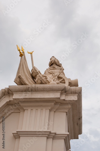 Canvas Print antique gargoyle reconstructed baroque castle of bratislava now national museum