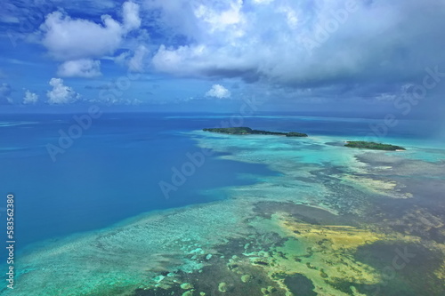 Rainy tropical weather over the Palau islands © totajla