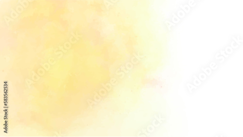 Yellow watercolor background for textures backgrounds and web banners design