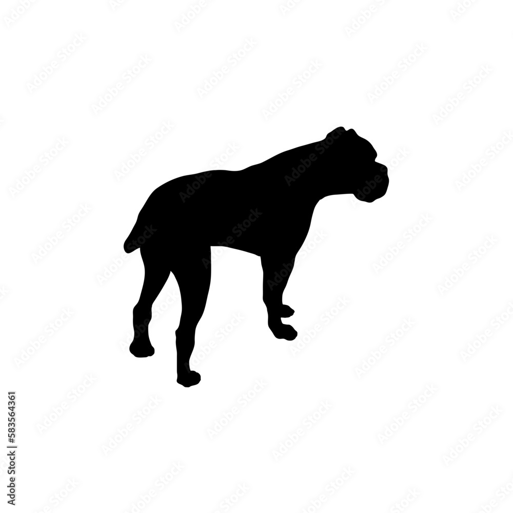 cane corso Silhouette Dog