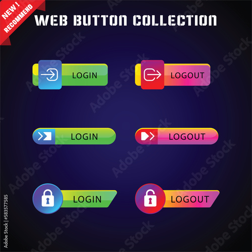 cta web button collection