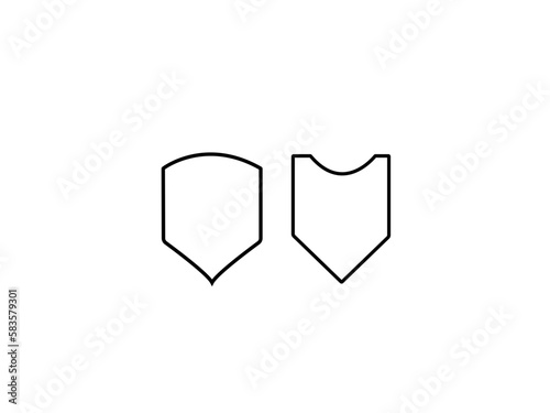 Free Download Different shields shapes. Shields icon set. Protect badge. Black security icon. Protect  - GFXLoad