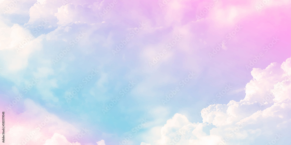 The sky pastel. Skies texture clouds summer day. Colorful beautiful sky light background with white clouds. Sunrise sky texture twilight and pastel colors. Pattern and textured background.