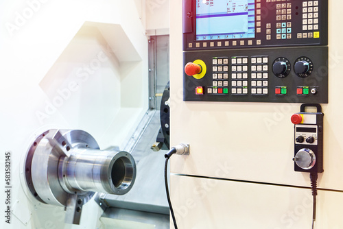 CNC lathe machine photo