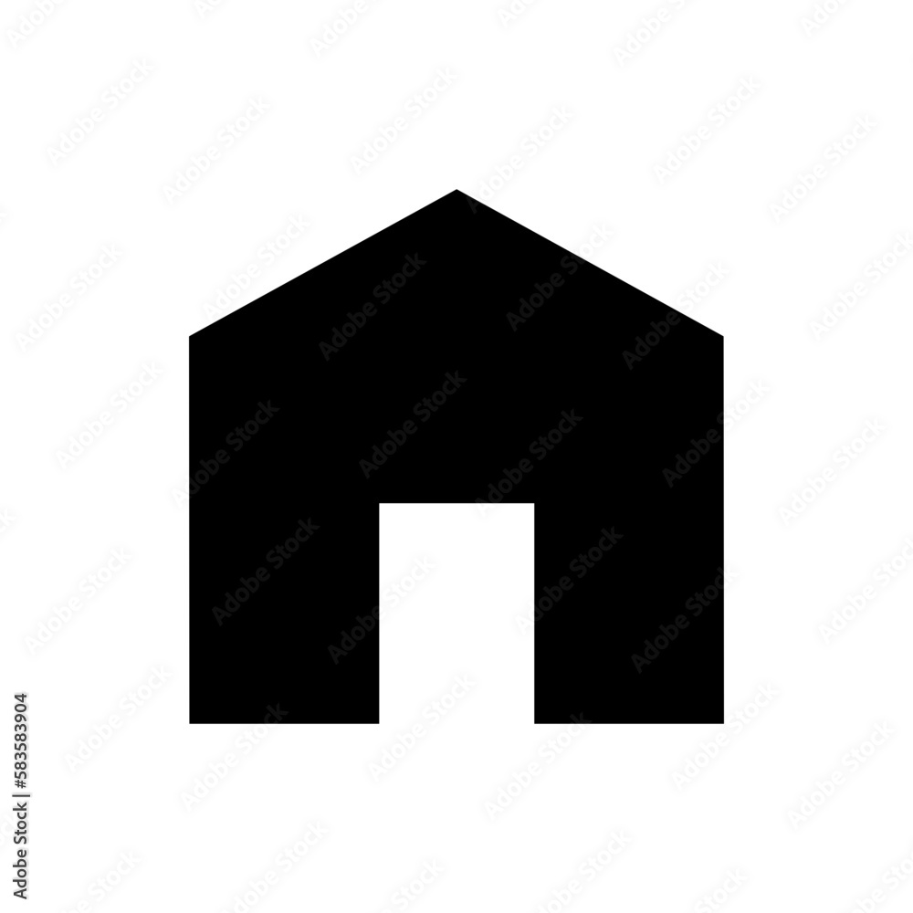 Black House icon. Black House icon.