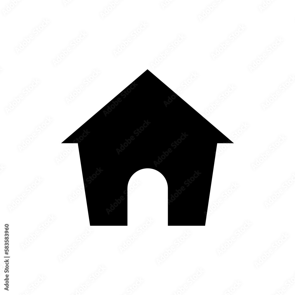 Black House icon. Black House icon.