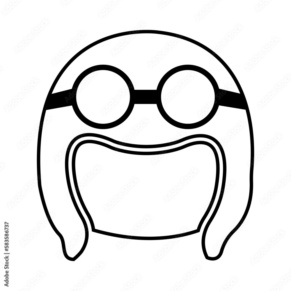 helmet icon illustration vector helmet icon illustration vector