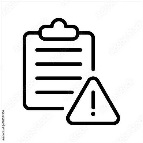 Governance, risk icon. Element of general data project icon for mobile concept and web apps. vector illustration on white background