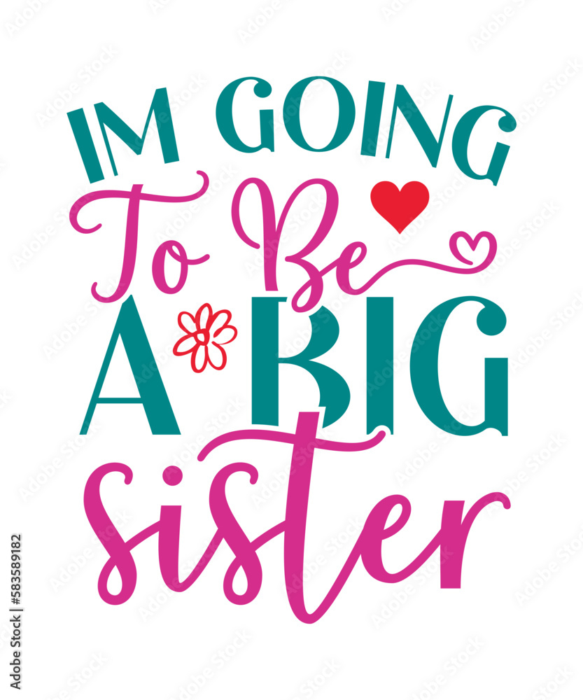 SVG, PNG, DXF,EPS,Sister Svg Bundle, Big Sister, Little, 