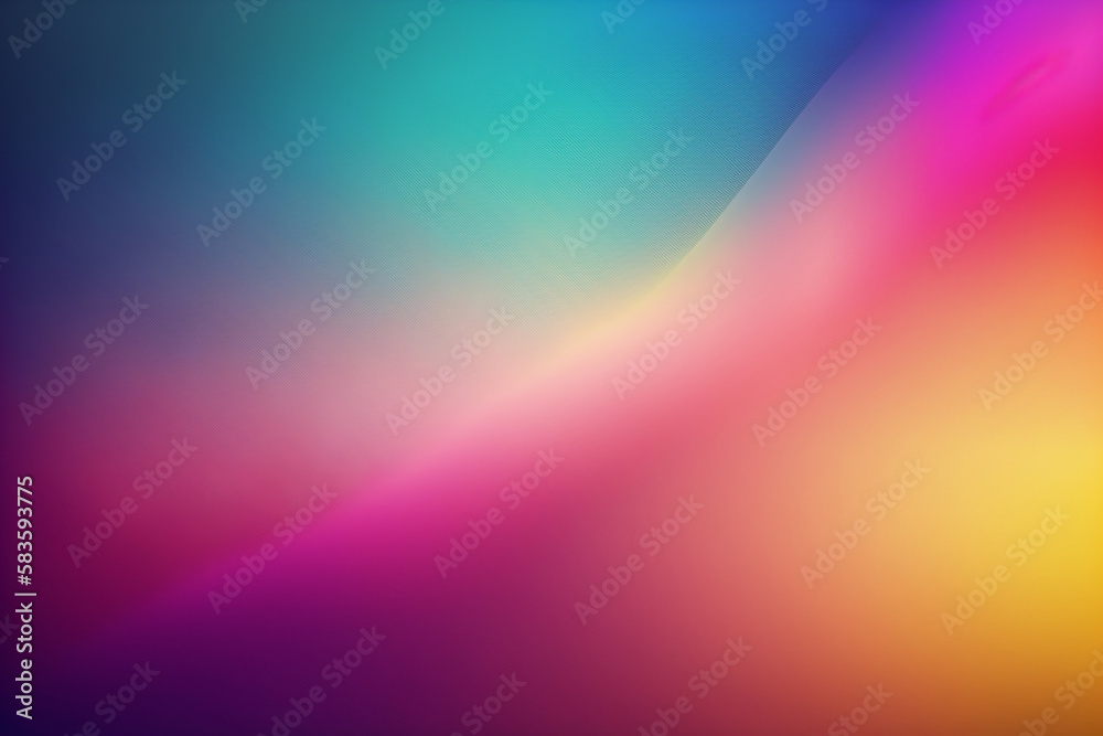 Colorful beautiful gradient abstract background. Generative AI