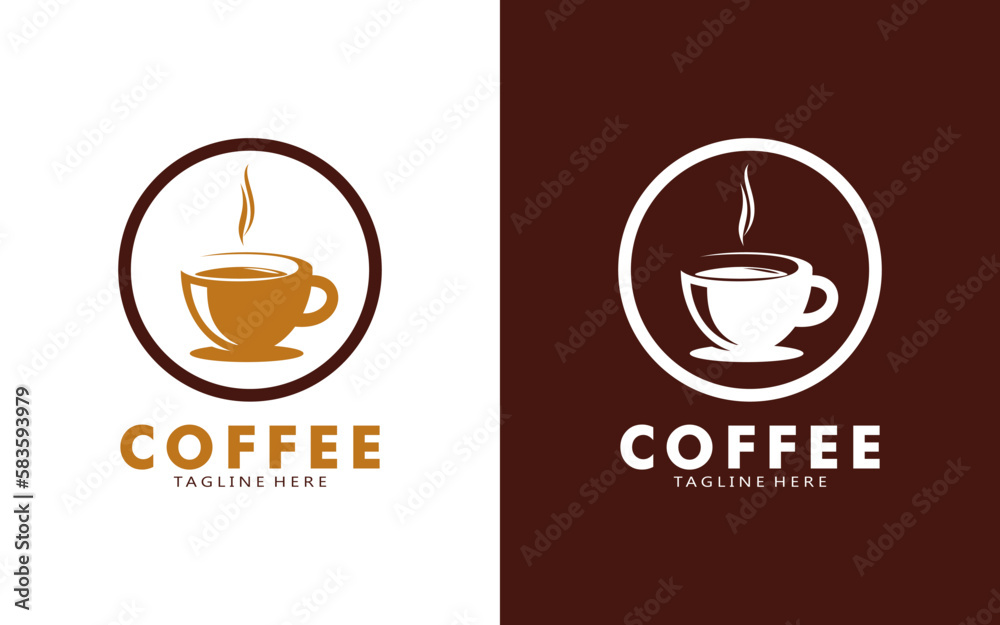 Coffee logo design template, Vector coffee logo for coffee shop and and any business related to coffee. Coffee logo design template, Vector coffee logo for coffee shop and and any business related to coffee.