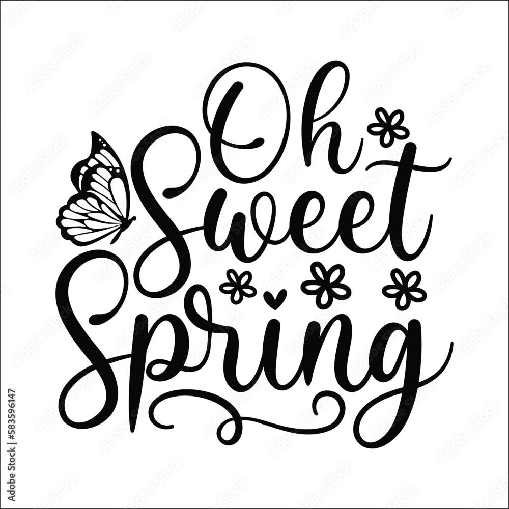 Obraz premium Oh sweet spring vector arts 