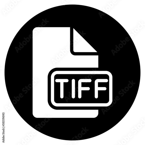 tiff glyph icon