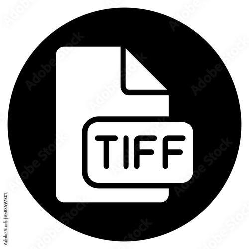 tiff glyph icon