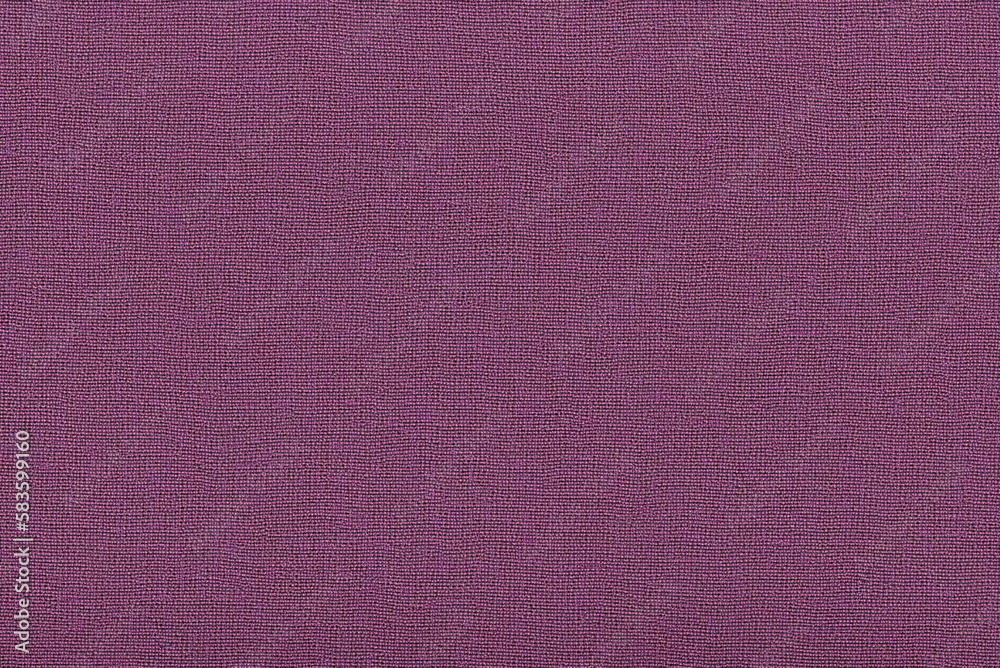 Fototapeta premium Texture of purple dark fabric. Material for tailoring. Canvas. Pattern. pink fabric. Cloth. Generative AI