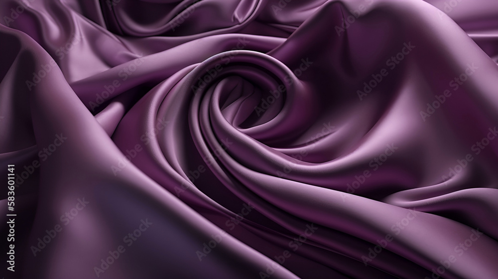 Fototapeta premium Abstract purple silk fabric background