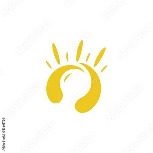 The logo design is combination lamp and sun
