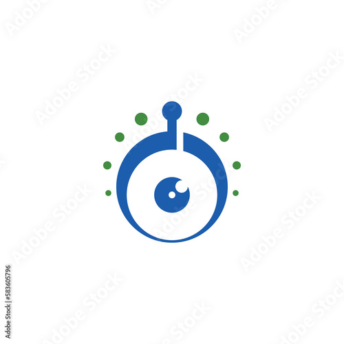 The logo design is eye robot
