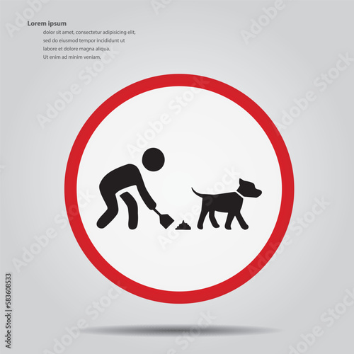 Clean up after your pet sign.