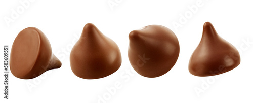 gotas de chocolate ao leite em fundo transparente - gota de chocolate 