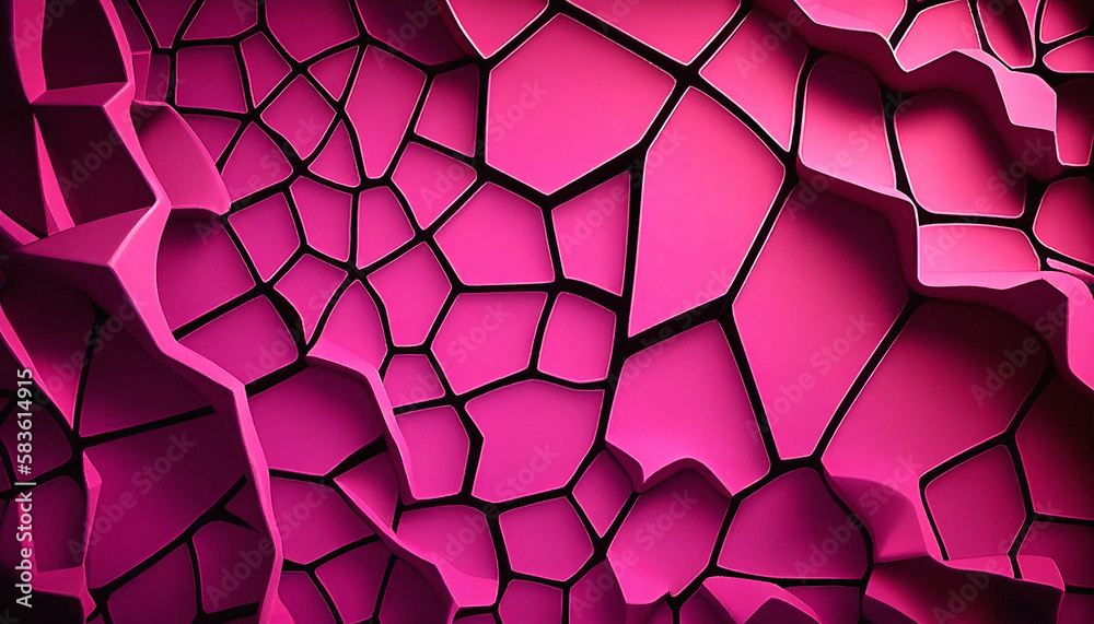 Voronoi Diagram Abstract Pattern - Generative Ai Voronoi Diagram Abstract Pattern - Generative Ai