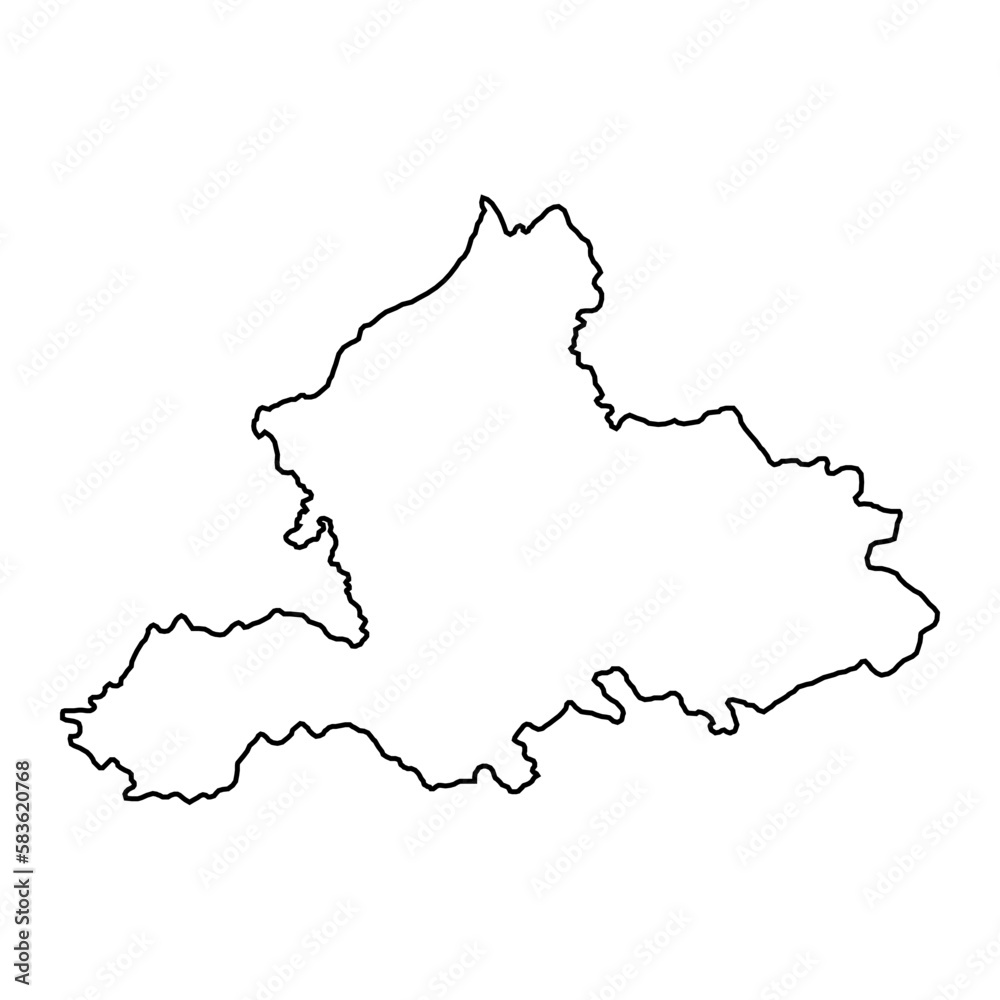 Gelderland province of the Netherlands. Vector illustration.