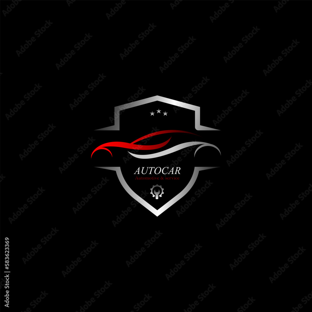 Design logo template. Automotive car concept.