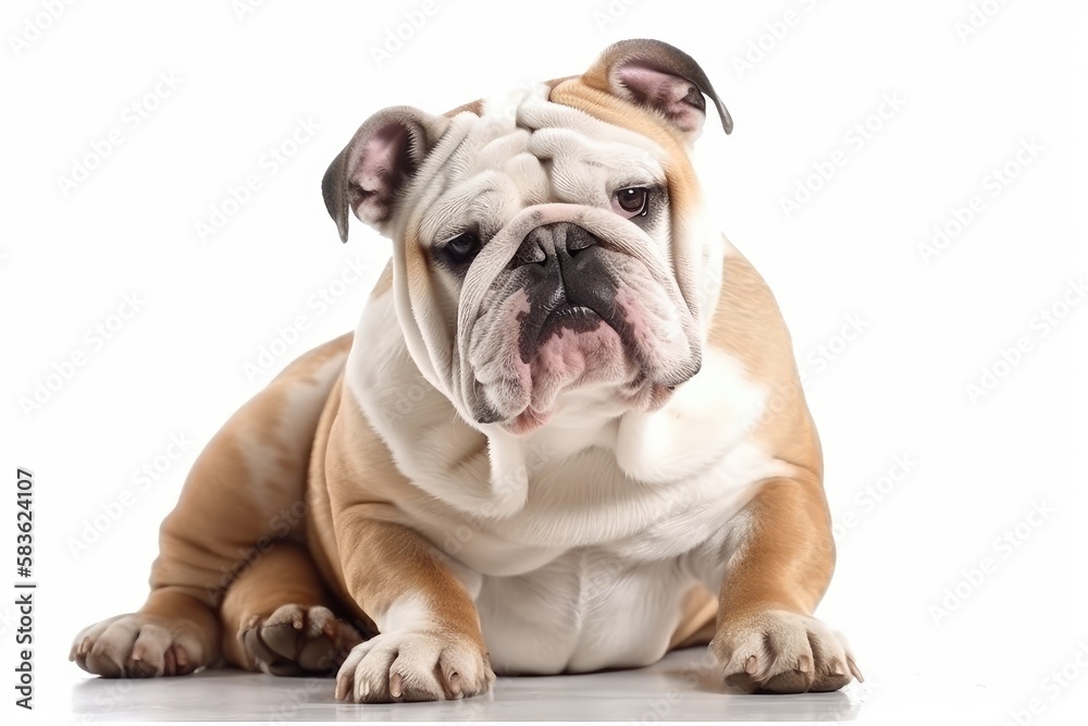 Obraz premium french bulldog puppy on white background