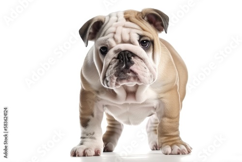 french bulldog puppy isolated © Man888