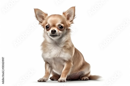chihuahua puppy isolated on white © Man888