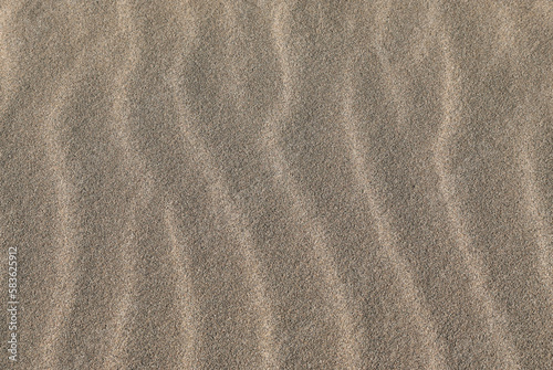 Fondo con detalle y textura de ondas de arena con tonos marron suave