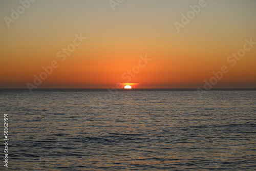 sunset over the sea © Erica