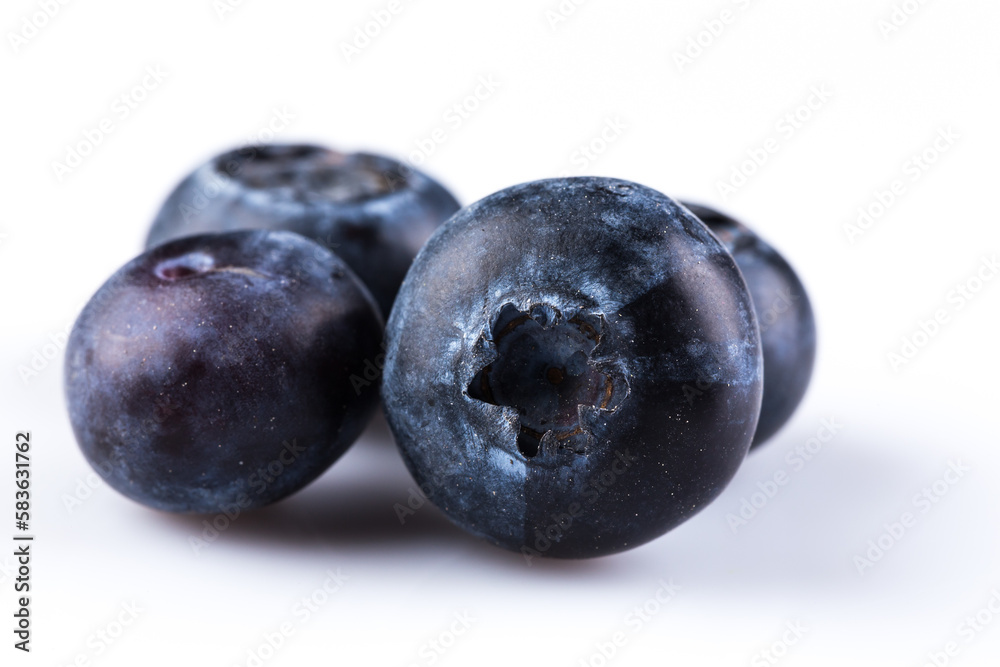 Blueberries on white background Blueberries on white background