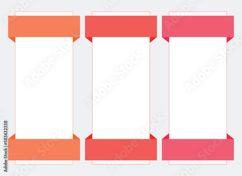 3 options infographics vector template