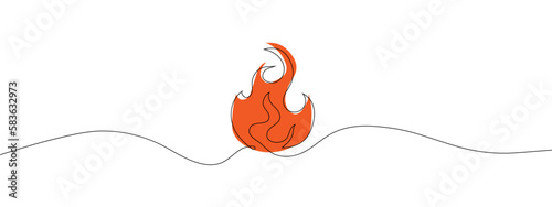 Continuous line of fire. one line.