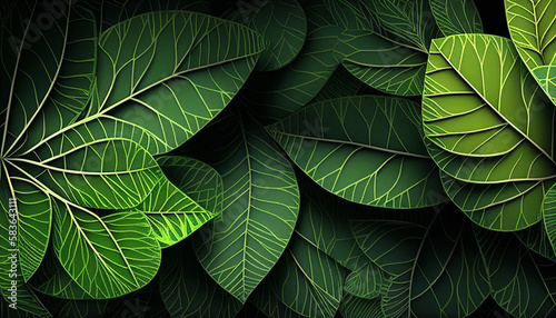 Leaf Patterns - Generative Ai