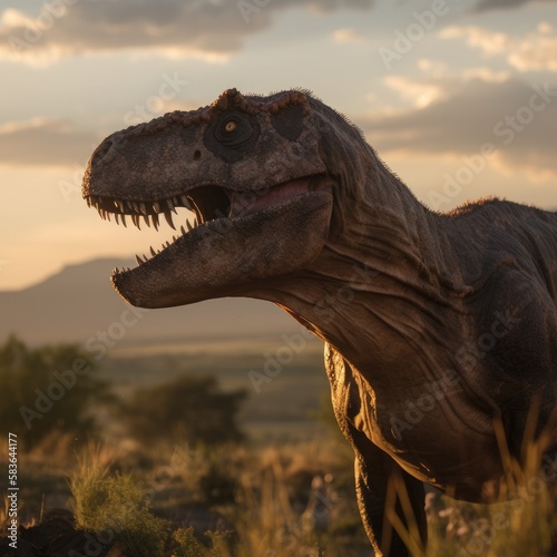 T-rex - Illustration Created with Generative ai © Rieth