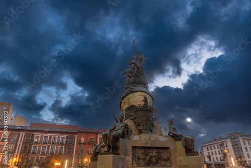 Valladolid ciudad histórica y monumental del pasado con mucho patrimonio histórico españa en europa © jjmillan