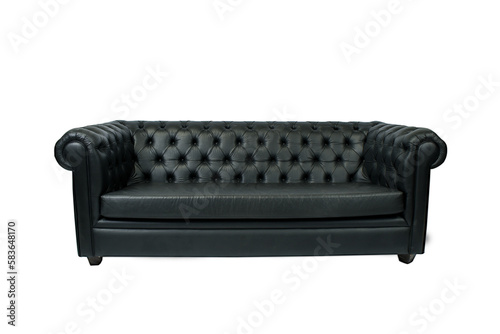 black elegance leather sofa