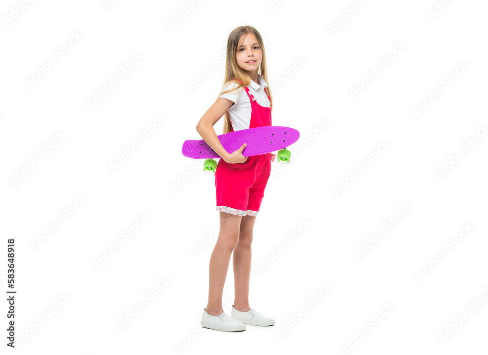 full length of teen girl skateboarding isolated on white. teen girl skateboarding in studio. full length of teen girl skateboarding isolated on white. teen girl skateboarding in studio.