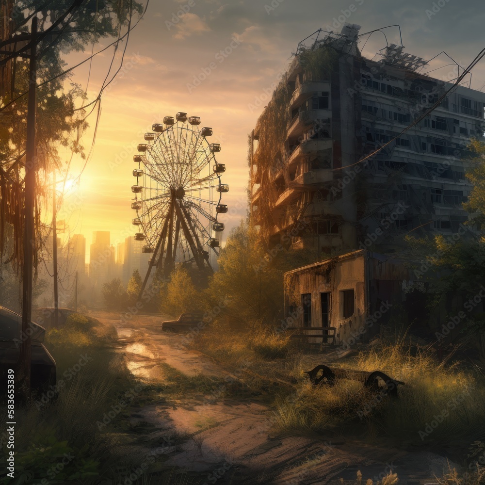 Abandoned city of Pripyat Game Art Abandoned city of Pripyat Game Art