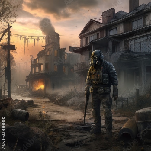 Stalker zone game art