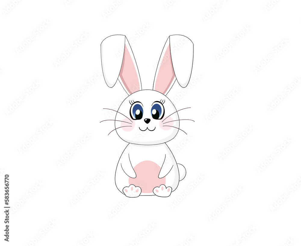 Easter white bunny Easter white bunny