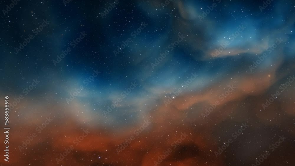 Flying Through The Stars And Blue Nebula In Space. Galaxy exploration through outer space towards glowing milky way galaxy
Flying Through The Stars And Blue Nebula In Space. Galaxy exploration through outer space towards glowing milky way galaxy