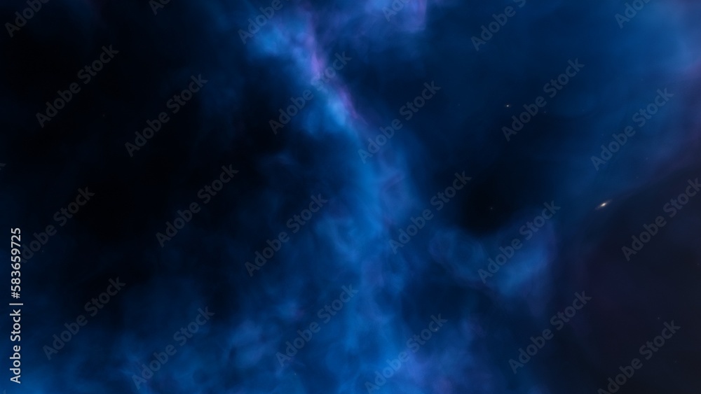 red-violet nebula in outer space, horsehead nebula, unusual colorful nebula in a distant galaxy, red nebula 3d render
