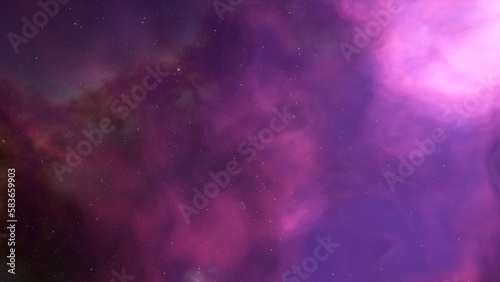 bright nebula, nebula in space, majestic red-purple nebula, beautiful space background 3D render
