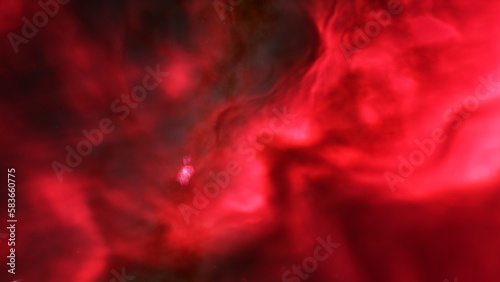 Space nebula, for use with projects on science, research, and education. Illustration 