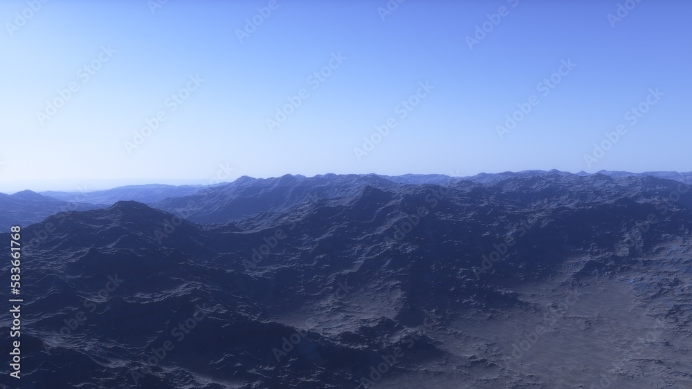 Mars like red planet, with arid landscape, rocky hills and mountains, for space exploration and science fiction backgrounds.
Mars like red planet, with arid landscape, rocky hills and mountains, for space exploration and science fiction backgrounds.