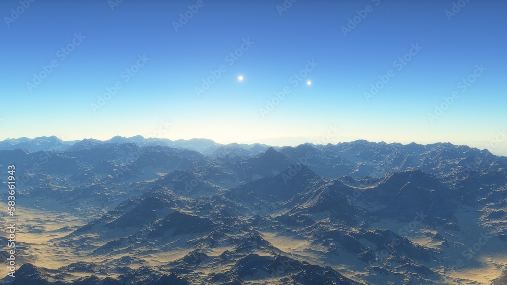Deserted alien planet
Deserted alien planet